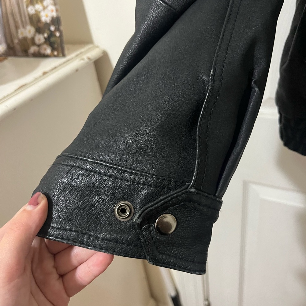 Black Leather Jacket - Picture 2 of 9